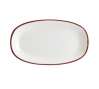 Блюдо овальное 240х140мм Линеа бургундия Bonna LNEBDGRM24OKY
