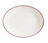 Блюдо овальное 250х190мм Линеа бургундия Bonna LNEBDMOV25OV