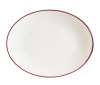 Блюдо овальное 310х240мм Линеа бургундия Bonna LNEBDMOV31OV