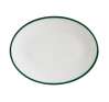 Блюдо овальное 310х240мм Линеа зеленый Bonna LNEGRMOV31OV