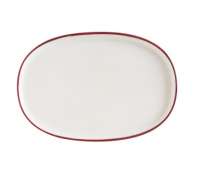 Блюдо овальное 340х230мм Линеа бургундия Bonna LNEBDHYG34OV
