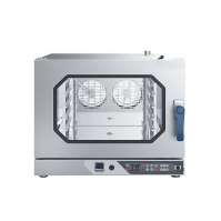 Печь конвекционная (пароконвектомат) 4 GN1/1 или 600х400мм Radax CC04DGCL, атомойка