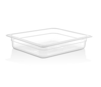 Гастроемкость 1/2 полипропилен прозрачная 325х265мм h65мм GastroPlast