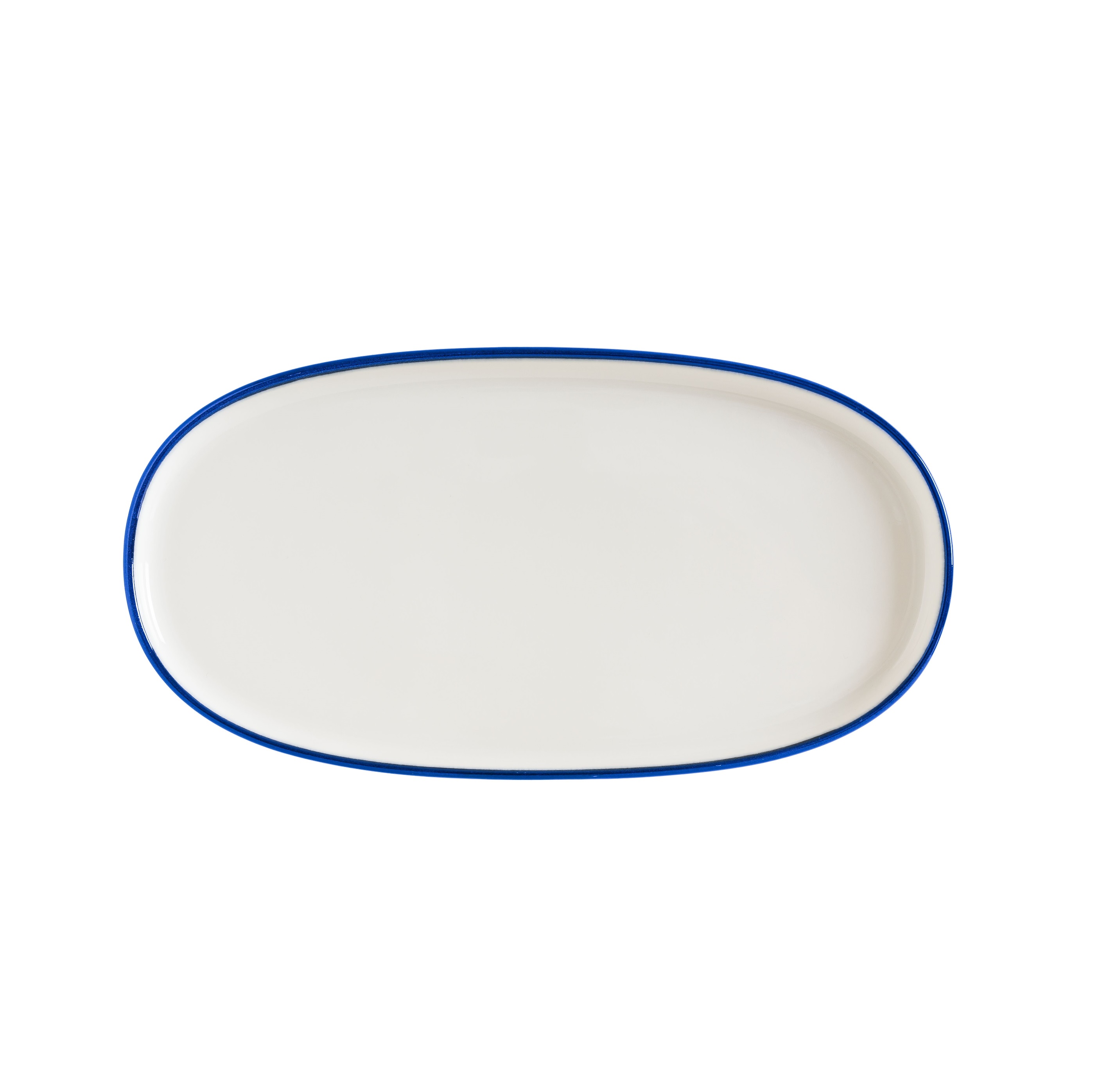 Блюдо овальное 210х100мм Линеа Синий Bonna LNEMAHYG21OV