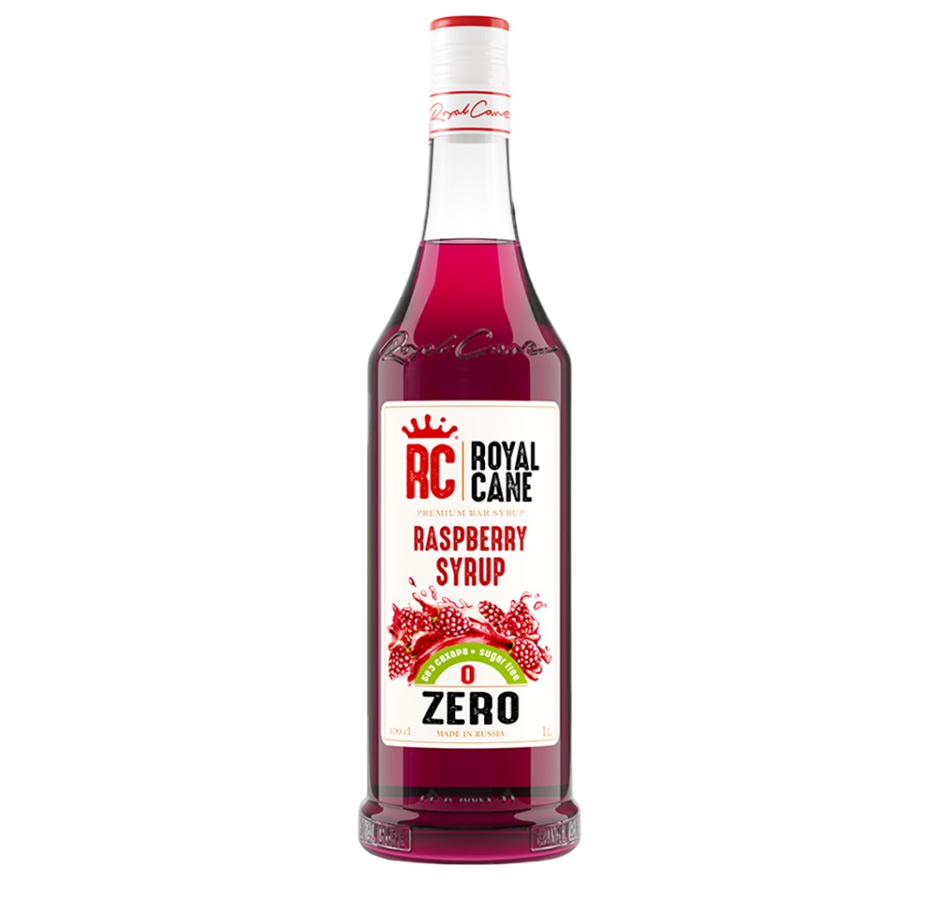Сироп низкокалорийный "Малина" Zero 1л Royal Cane