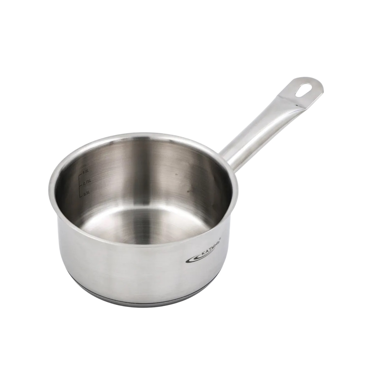 Сотейник 1,5л с носиком без крышки, нерж. сталь, ковш, индукция