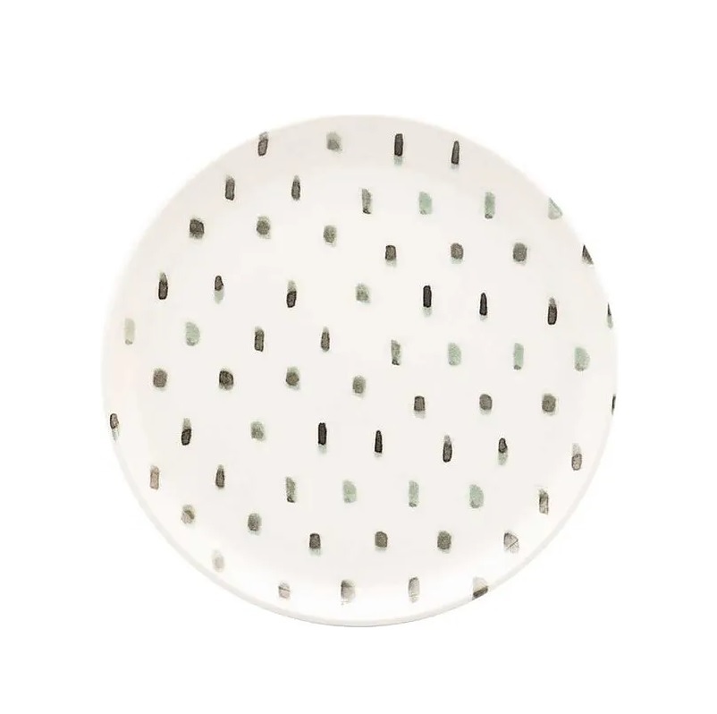 Тарелка мелкая d200мм "Flat Shape Samambai" Oxford керамика