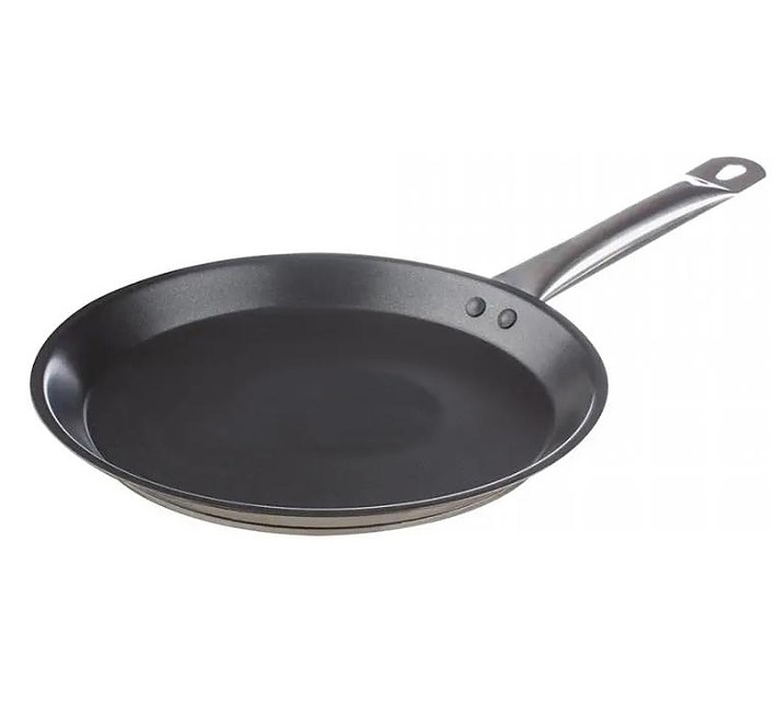 Сковорода блинная нержавеющая сталь d220мм, индукция