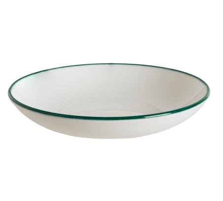 Тарелка глубокая d230мм 1000мл Линеа зеленый Bonna LNEGRBLM23CK