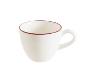 Чашка кофейная 80мл Линеа бургундия Bonna LNEBDRIT02KF