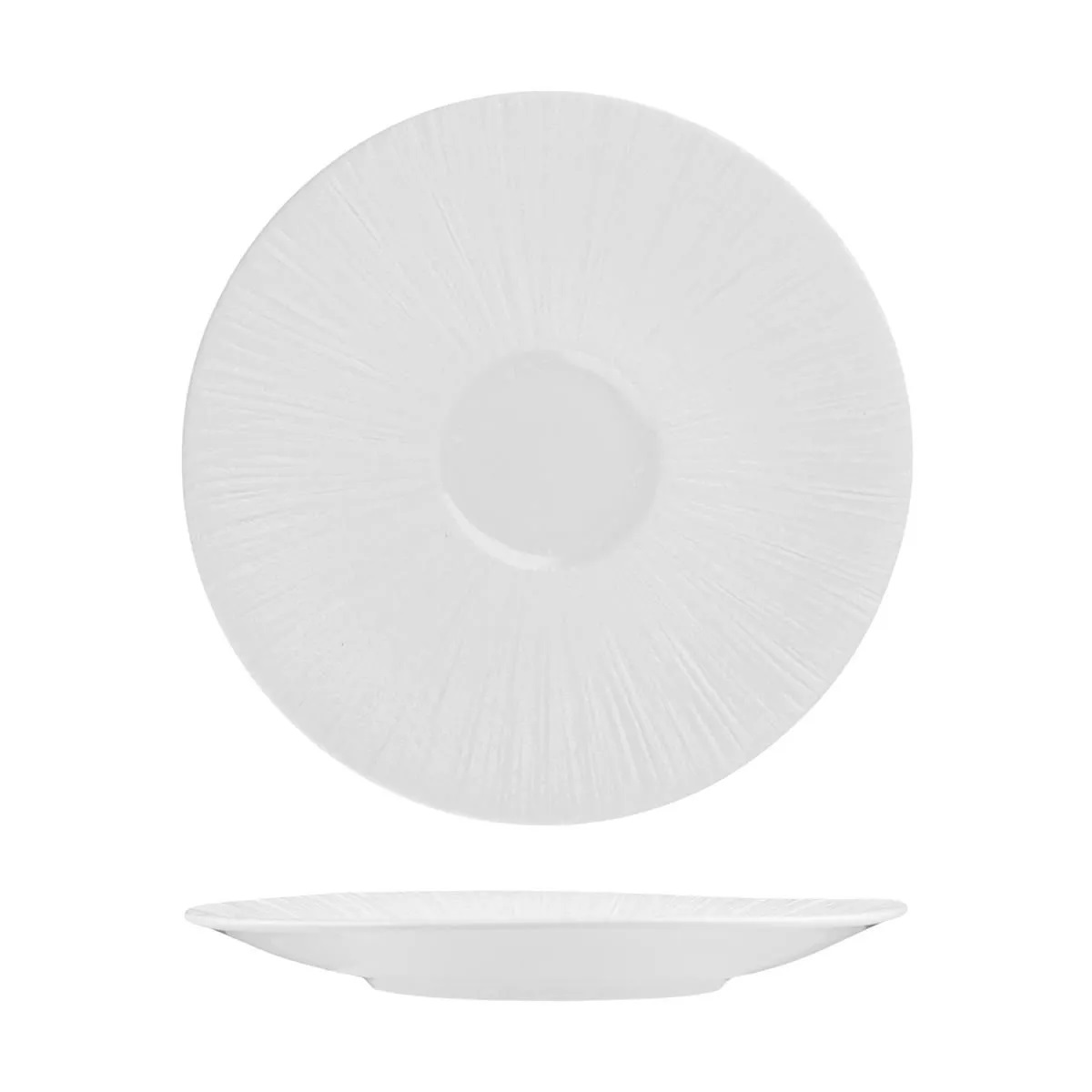 Блюдце d150мм "White Moon" P.L. фарфор