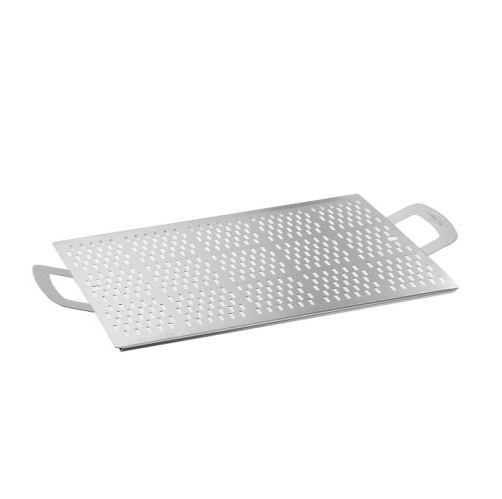 Поднос для римской пиццы 250х400мм перфорированный, алюминий