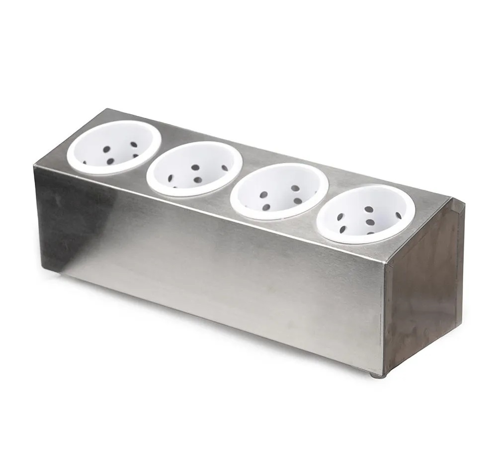 Подставка для столовых приборов 4 отделения нержавеющая сталь P.L.