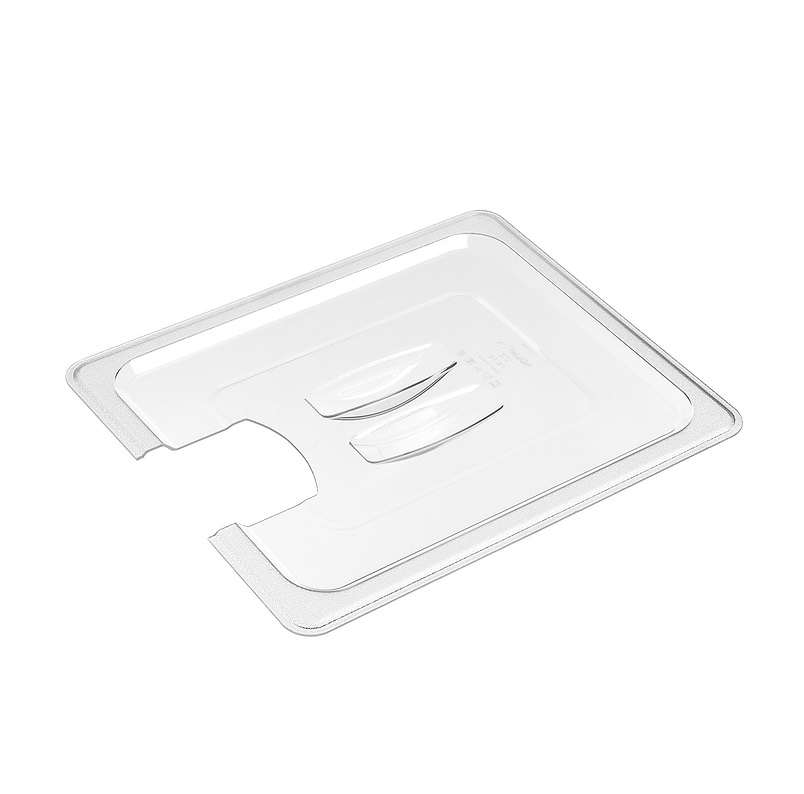 Крышка для гастроемкости GN 1/2 п/к прозрачная с вырезом под ложку
