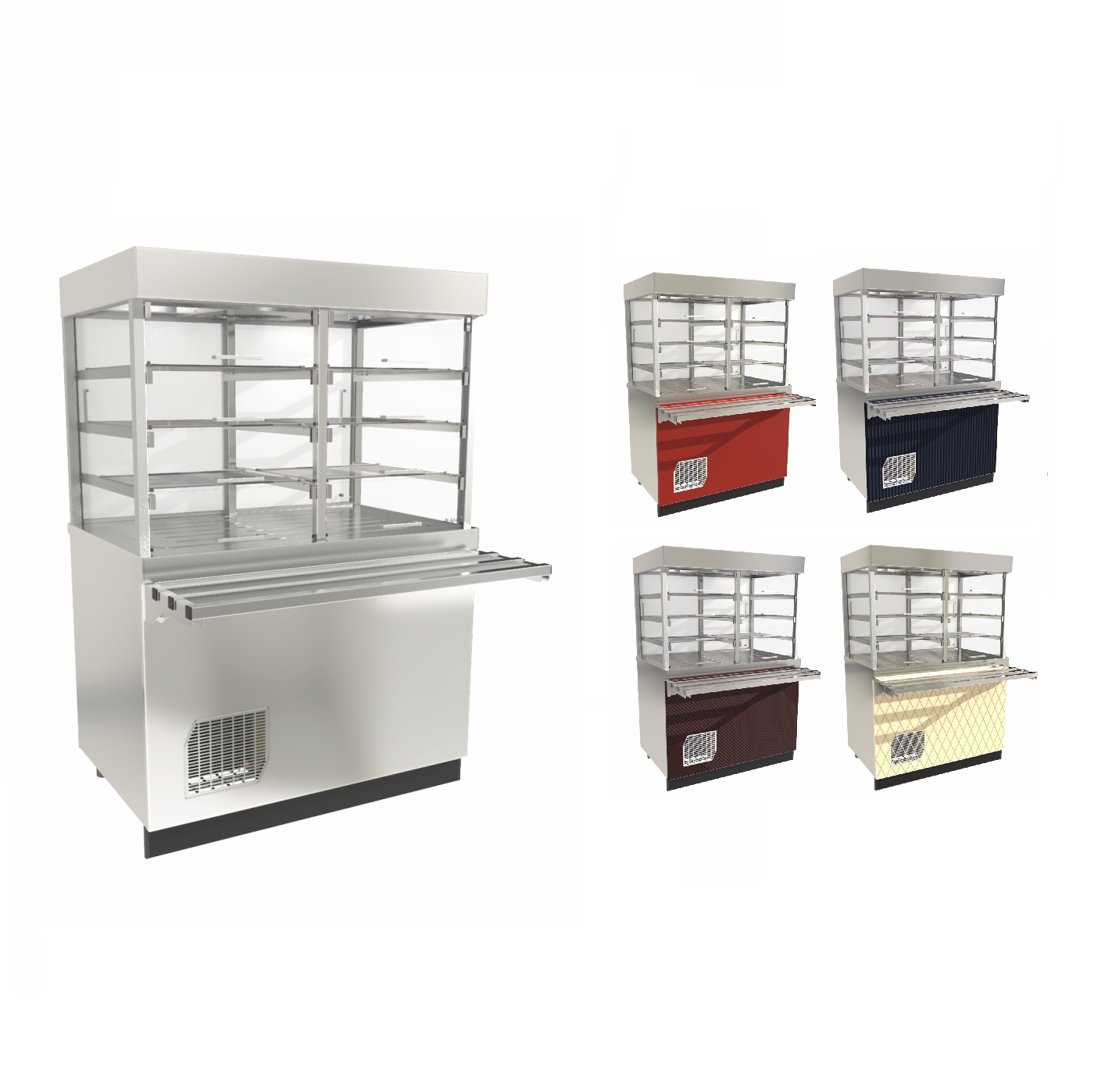 Линия раздачи Сэйла Прилавок-витрина холодильный ПВВ(Н)-70Е-С-02-НШ нержавеющая сталь