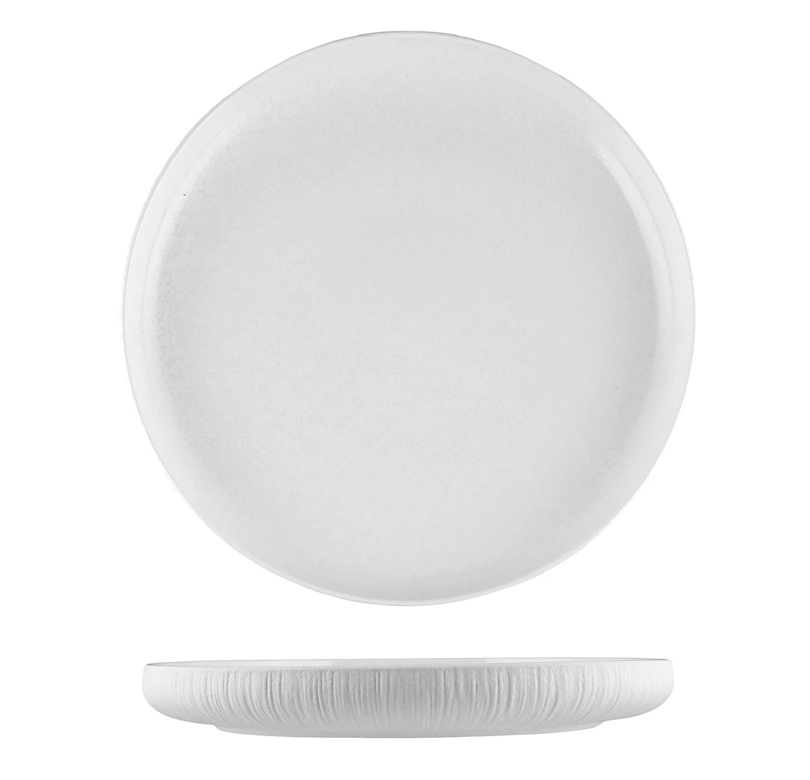 Тарелка с бортом d250мм "White Moon" P.L. фарфор