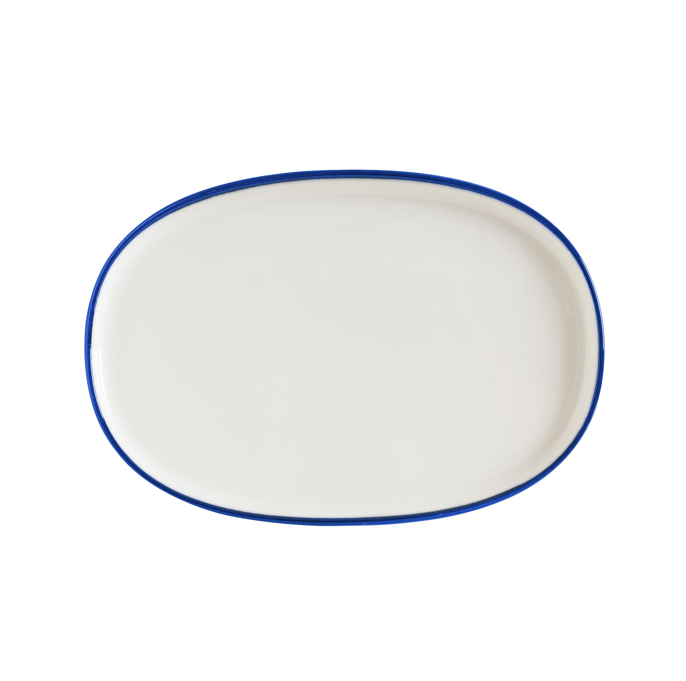 Блюдо овальное 340х230мм Линеа Синий Bonna LNEMAHYG34OV