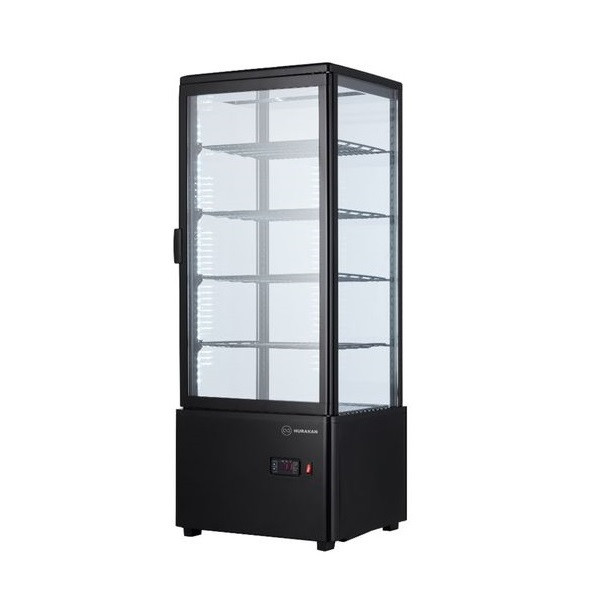 Витрина холодильная HKN-UPD98B вертикальная черная