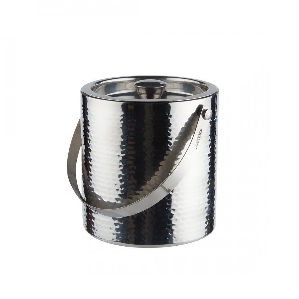 Ведерко термос для льда 1,5л с крышкой, нержавеющая сталь