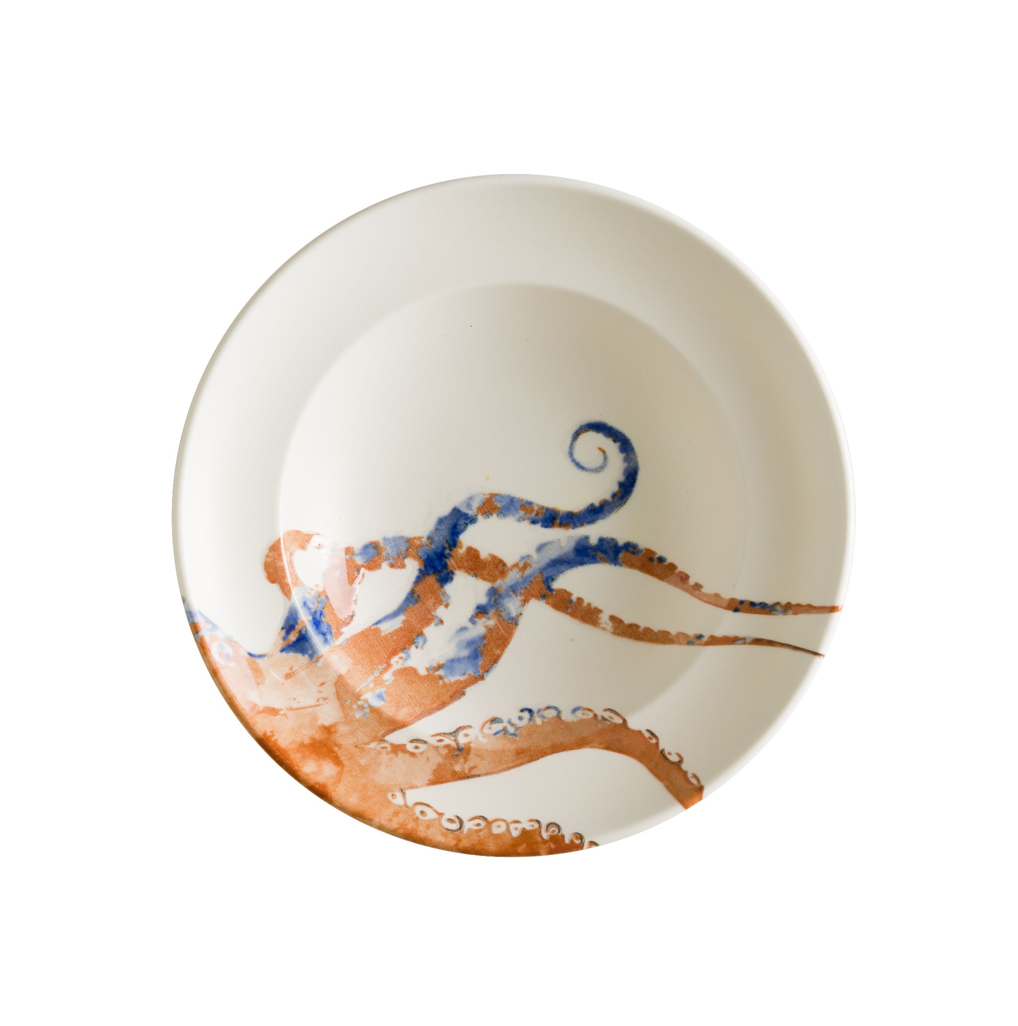 Тарелка глубокая d240мм 400мл Аквелис осьминог Bonna F-AEOGRM24CK