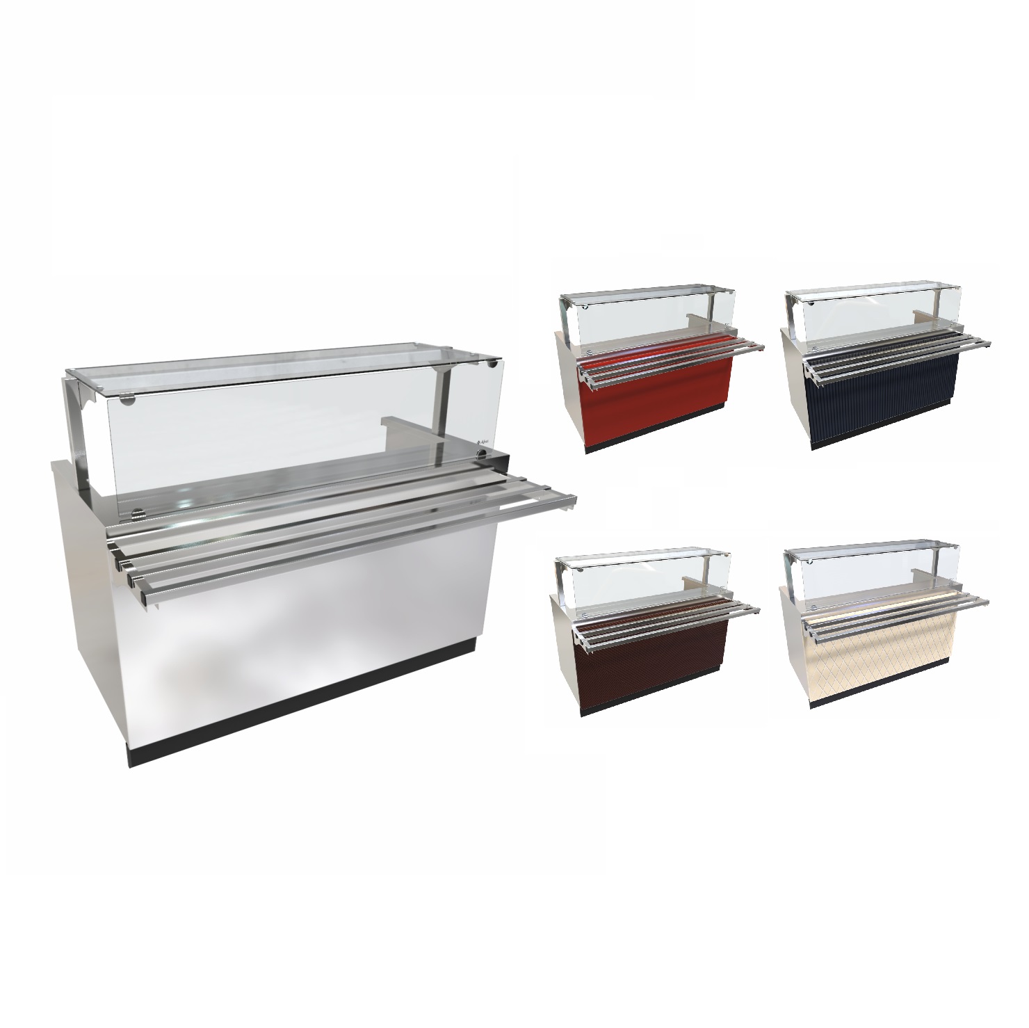 Линия раздачи Сэйла Мармит 1-х блюд ПМЭС-70Е-01 нержавеющая сталь