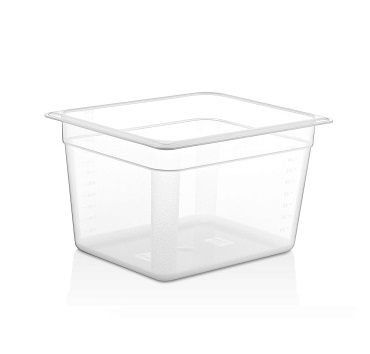 Гастроемкость 1/2 полипропилен прозрачная 325х265мм h200мм GastroPlast