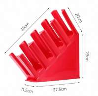 4-х секционный органайзер - подставка для стаканов и крышек STV