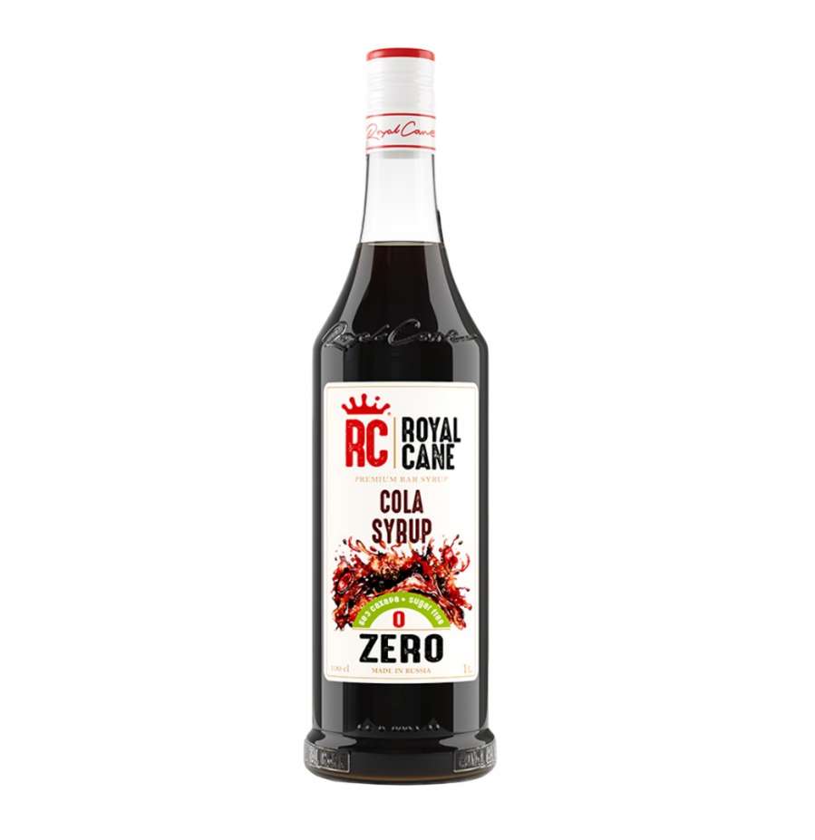 Сироп низкокалорийный "Кола" Zero 1л Royal Cane