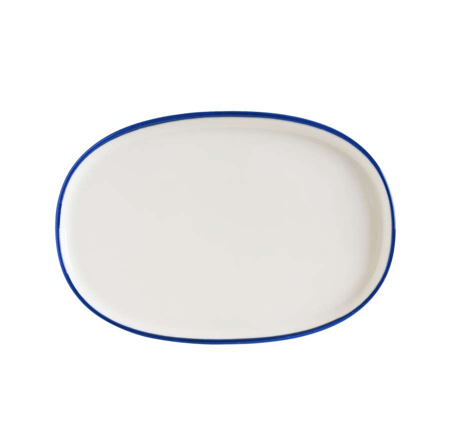 Блюдо овальное 340х230мм Линеа Синий Bonna LNEMAHYG34OV