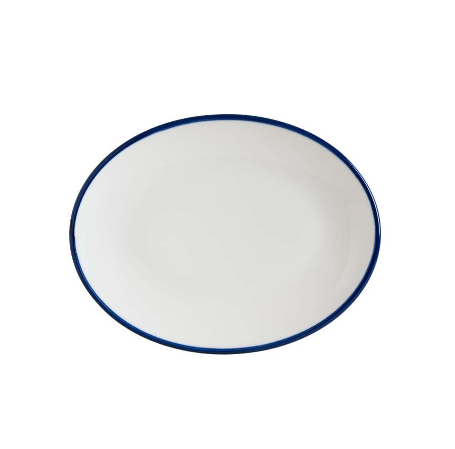 Блюдо овальное 250х190мм Линеа Синий Bonna LNEMAMOV25OV