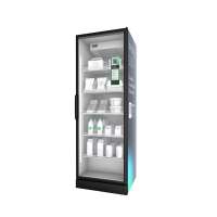 Шкаф холодильный стекло Briskly 7, стеклянная дверь