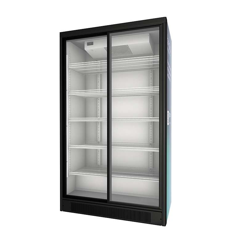 Шкаф холодильный Briskly 11 Slide, стеклянные двери купе