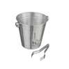 Ведерко для льда d150мм h135мм 1,5л с щипцами, нержавеющая сталь