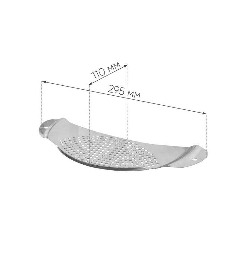 Дуршлаг на кастрюлю 295х110мм н/ж