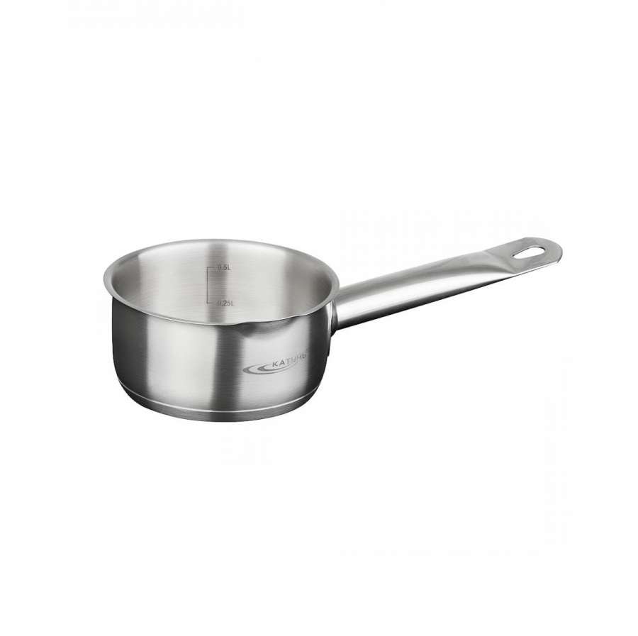 Сотейник 0,6л без крышки, нержавеющая сталь, индукция