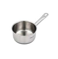 Сотейник 1л без крышки, нерж. сталь, ковш, индукция