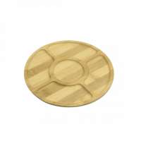 Менажница d200мм 5 секций бамбук