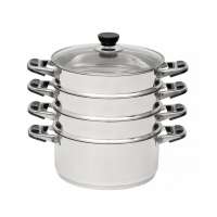 Кастрюля-мантоварка 16,2л d260мм 4 секции н/ж, индукция