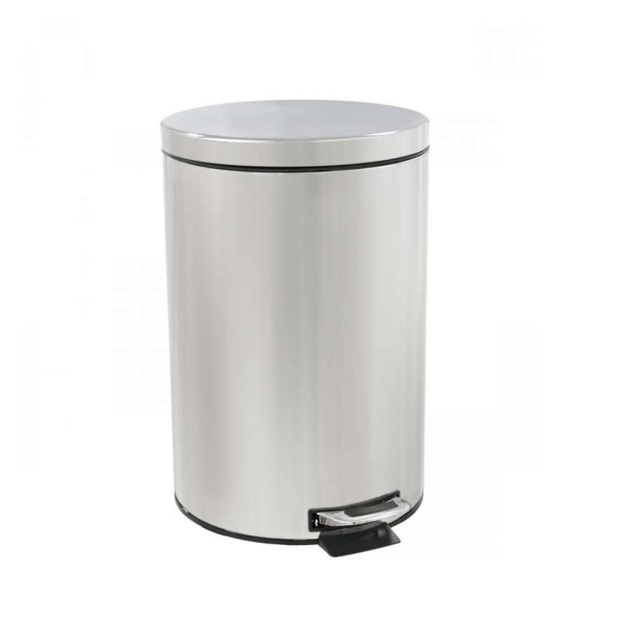 Ведро для мусора урна нержавеющая сталь с педалью 8л, с доводчиком