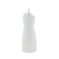 Бутылочка для соуса пластиковая 700мл прозрачная с крышечкой