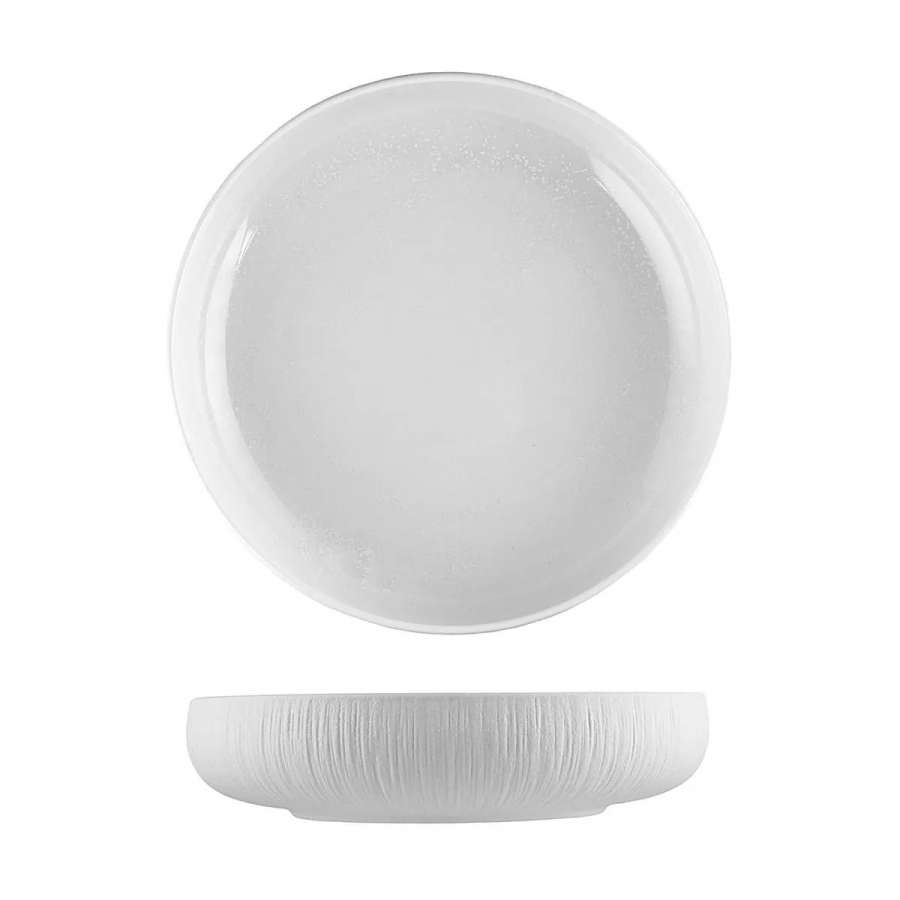 Cалатник 1400мл d225мм "White Moon" P.L. фарфор