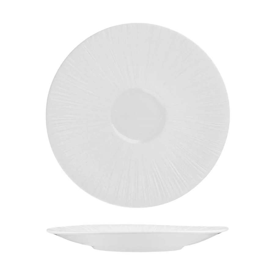 Блюдце d150мм "White Moon" P.L. фарфор