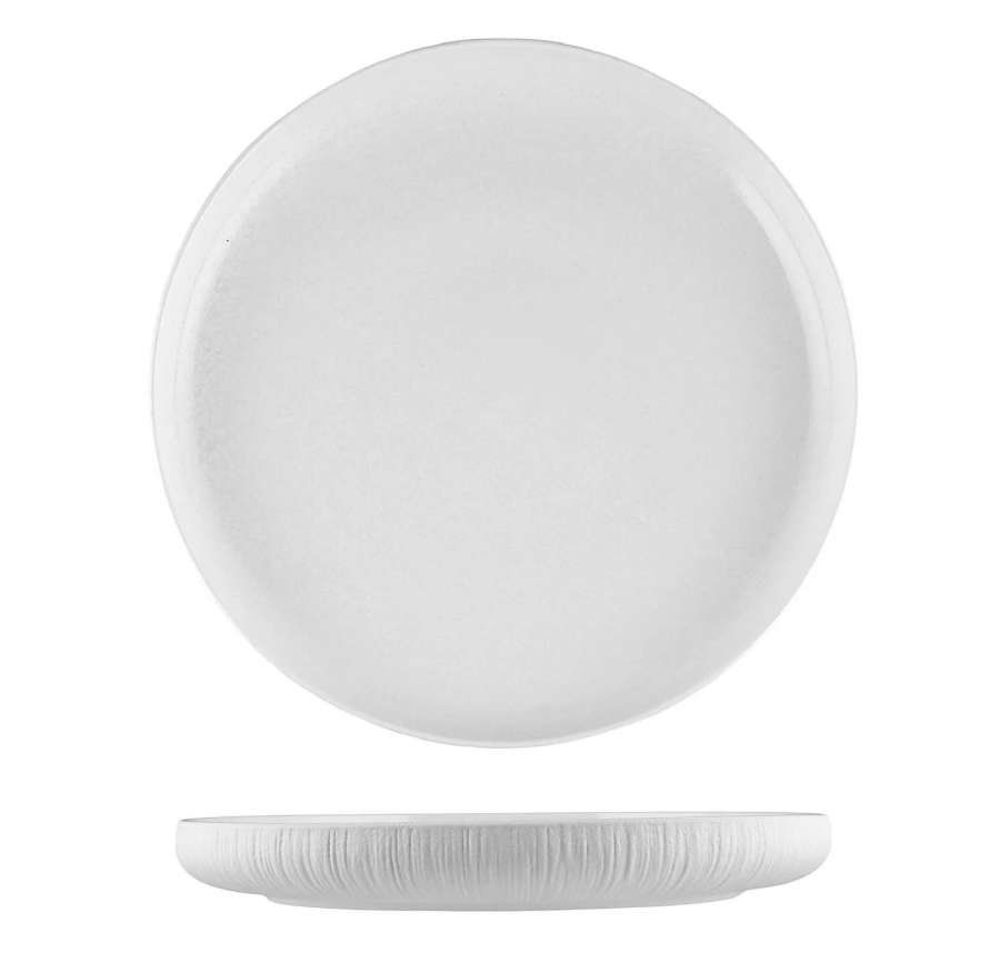 Тарелка с бортом d250мм "White Moon" P.L. фарфор