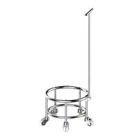 Тележка ТМП-60 подкатная для дежи миксера планетарного МПЛ-60