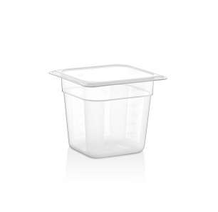 Гастроемкость 1/6 полипропилен прозрачная 176х162мм h150мм GastroPlast