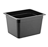 Гастроемкость 1/2 полипропилен черная 325х265мм h200мм GastroPlast