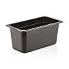 Гастроемкость 1/4 черная полипропилен 265х162мм h150мм GastroPlast
