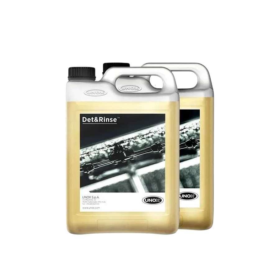 Средство для пароконвектоматов и конвекционных печей XEV/XEB моющее и ополаскивающее UNOX DB1016A0 DET&RINSE 2шт по 5л
