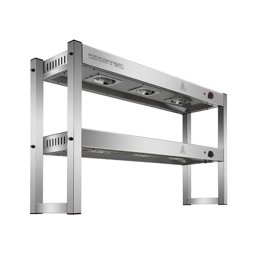 Лампа полка тепловая 1200х250х700мм Kocateq DHWD 122 настольная, 2 уровня