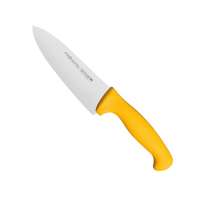 Нож поварской 290/150мм желтый